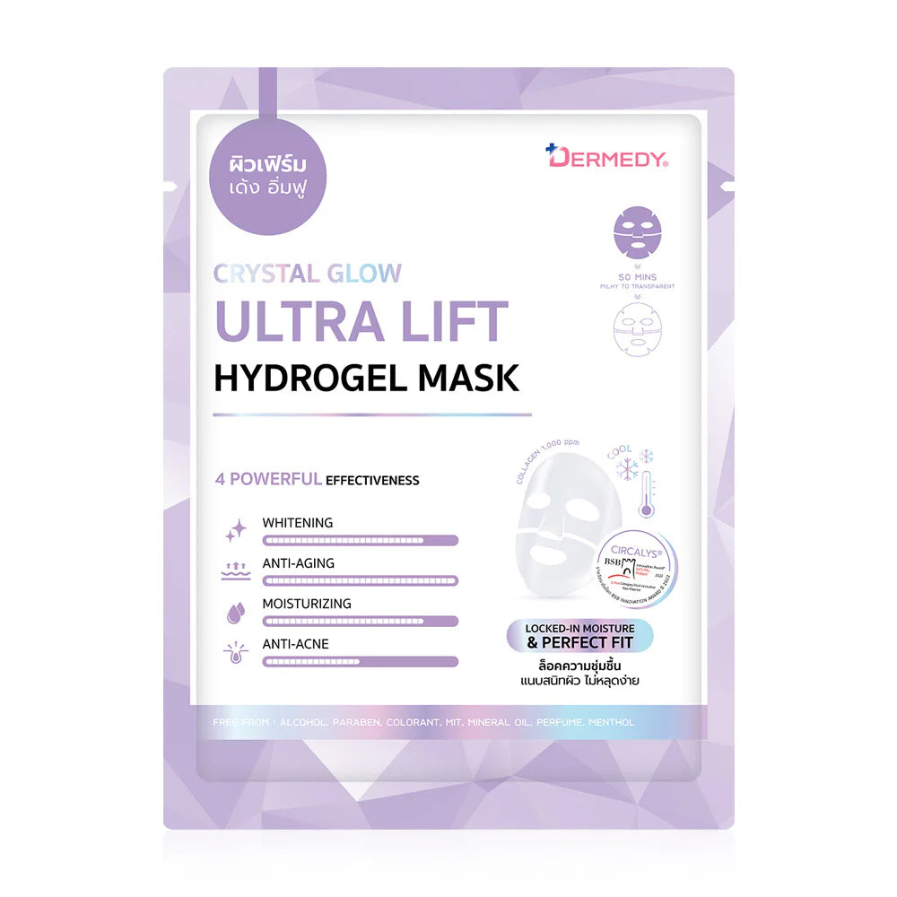 DERMEDY Crystal Glow Ultra Lift HydroGel Mask 16g