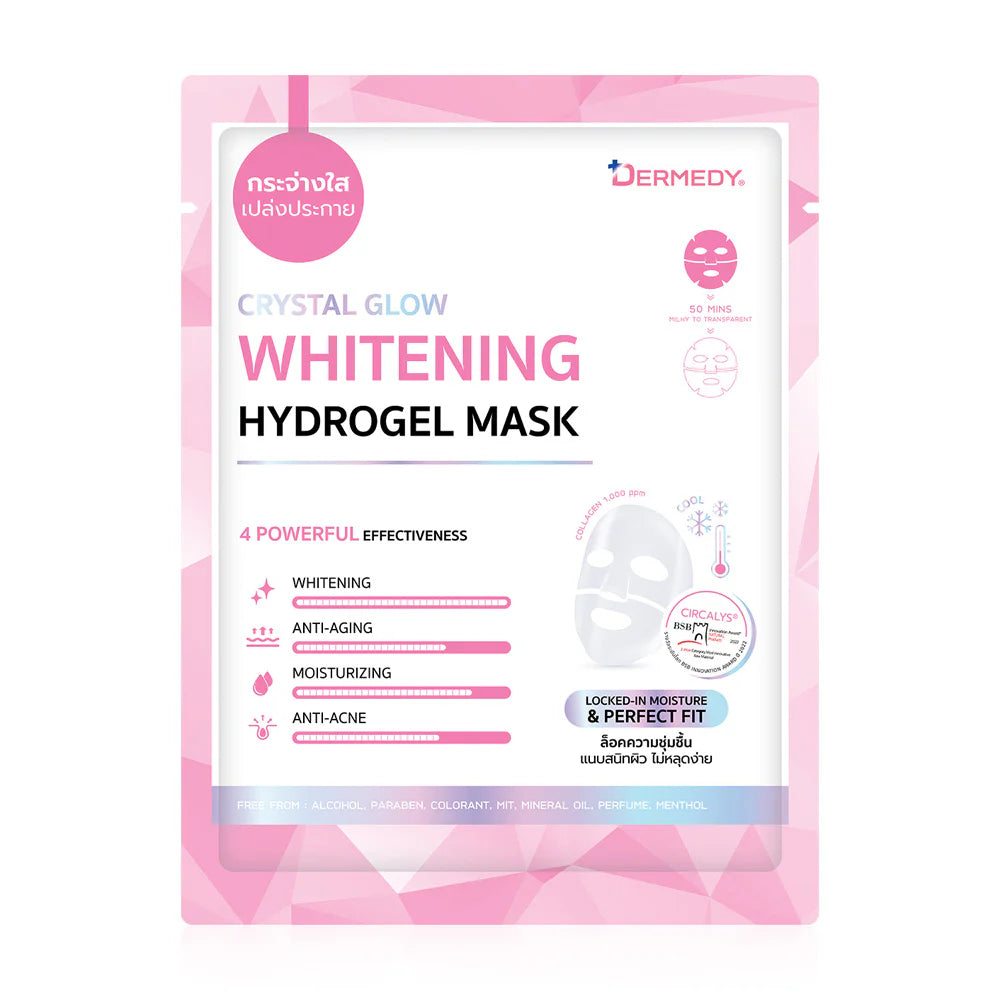 DERMEDY Crystal Glow Whitening HydroGel Mask 16g