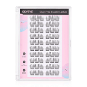 SKYMI Self-adhesive False Eyelashes Black Glue 60pcs #S163 Candy