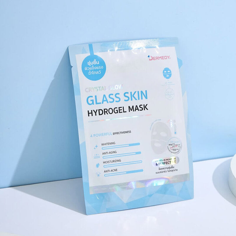 DERMEDY Crystal Glow Glass Skin HydroGel Mask 16g