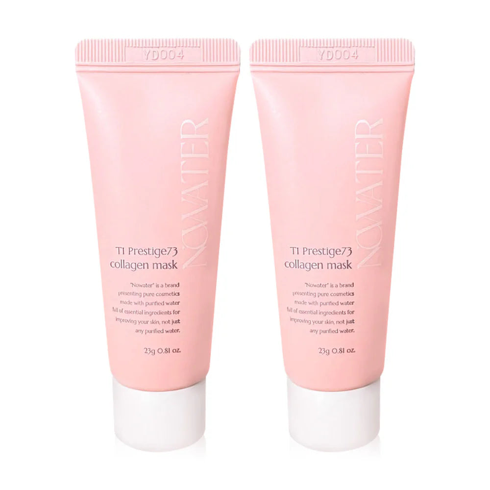 Nowater T1 Prestige 73 Collagen Mask Mini Peel-Off Mask 23g x 2pcs