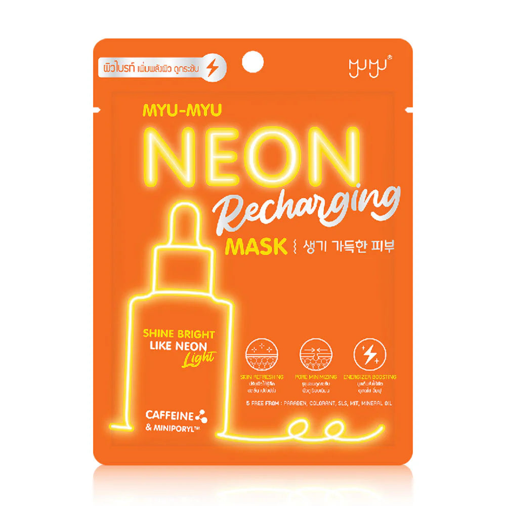 MYU-MYU Neon Recharging Mask Facial Sheet Mask 25g