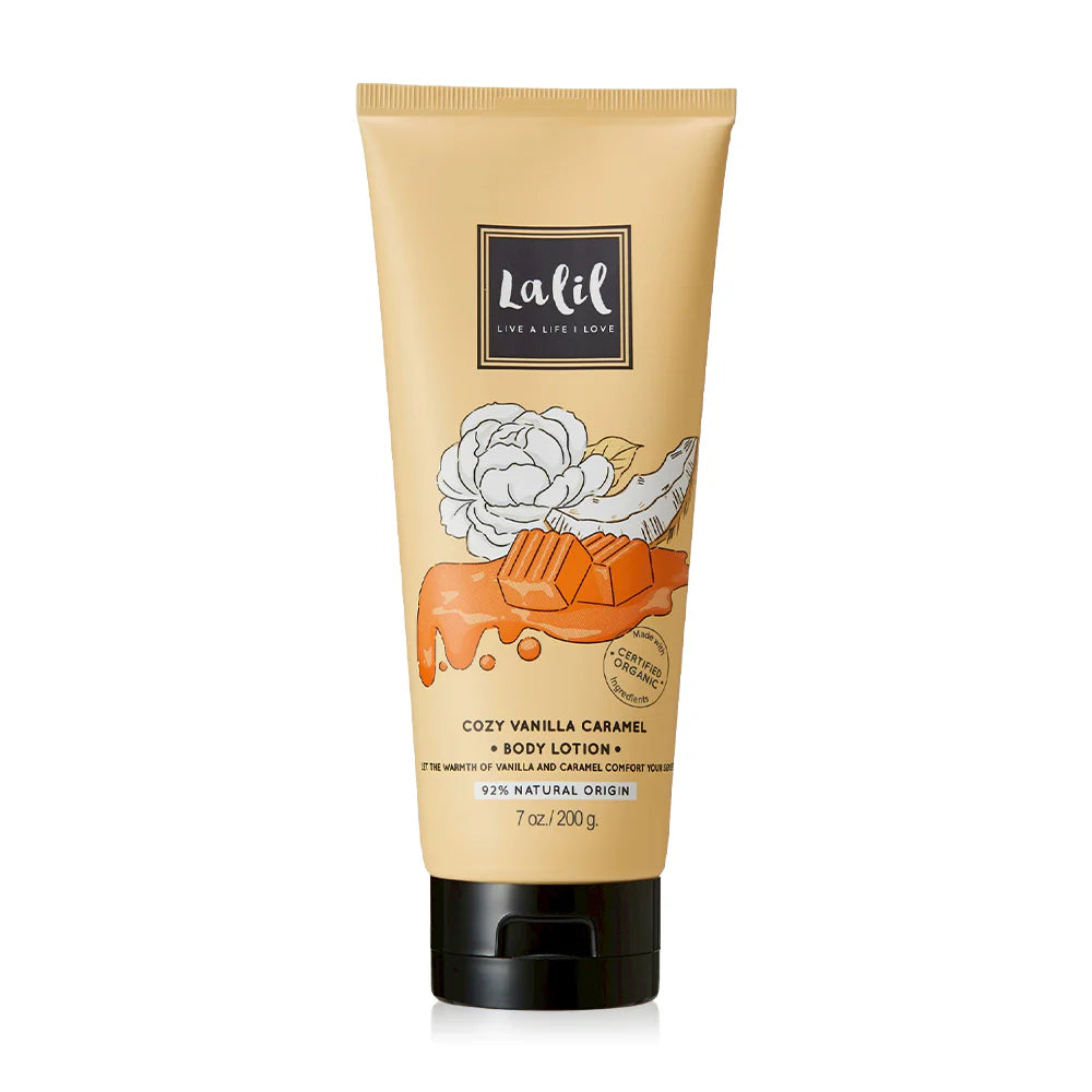 Lalil Cozy Vanilla Caramel Body Lotion 200g