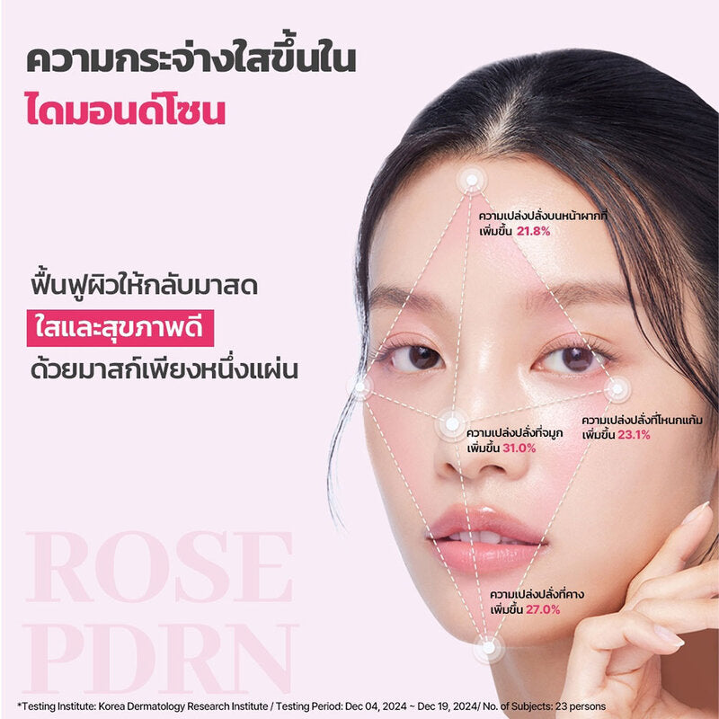 Mediheal Rose PDRN Essential Mask Healthy Glow 24ml x 5pcs