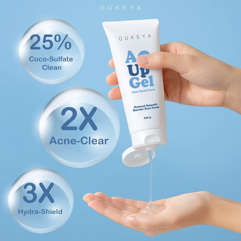 OUKEYA Ac Up Gel Facial Cleanser 120g