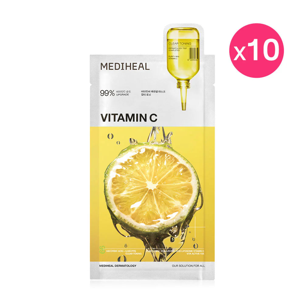 Mediheal Vitamin C Essential Mask Clear Toning 24ml x 10pcs