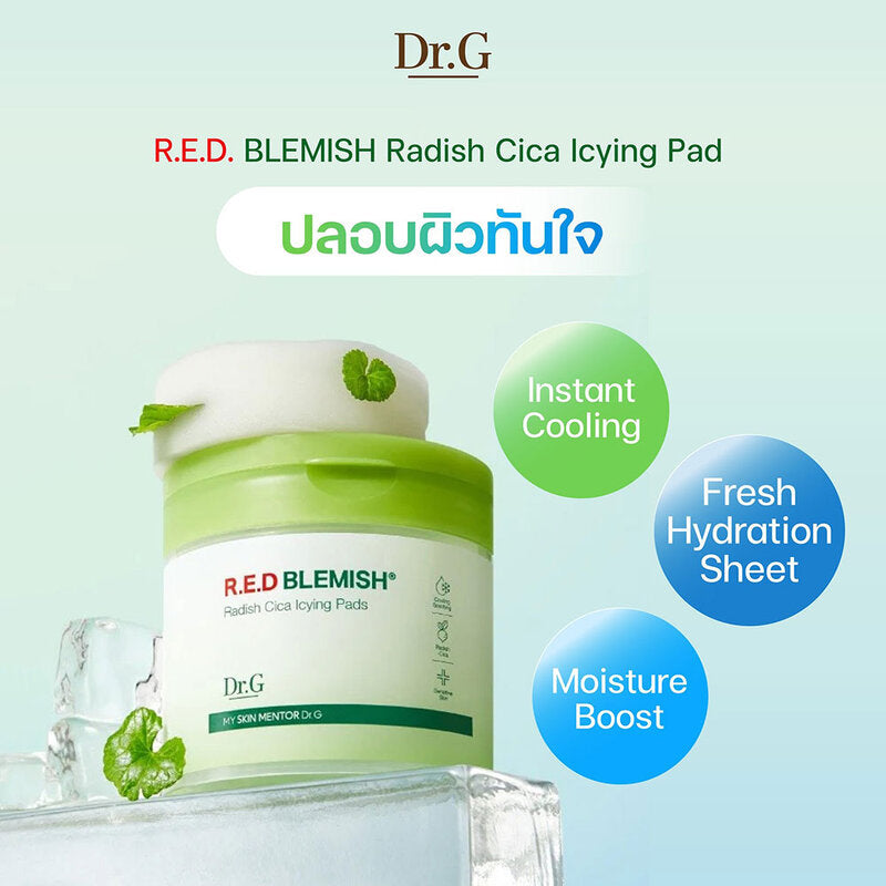 Dr.G RED Blemish Radish Cica Icing Pads 60 Pads