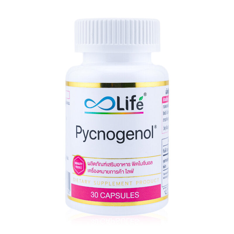 Life Pycnogenol 600mg 30 Capsules Dietary Supplement
