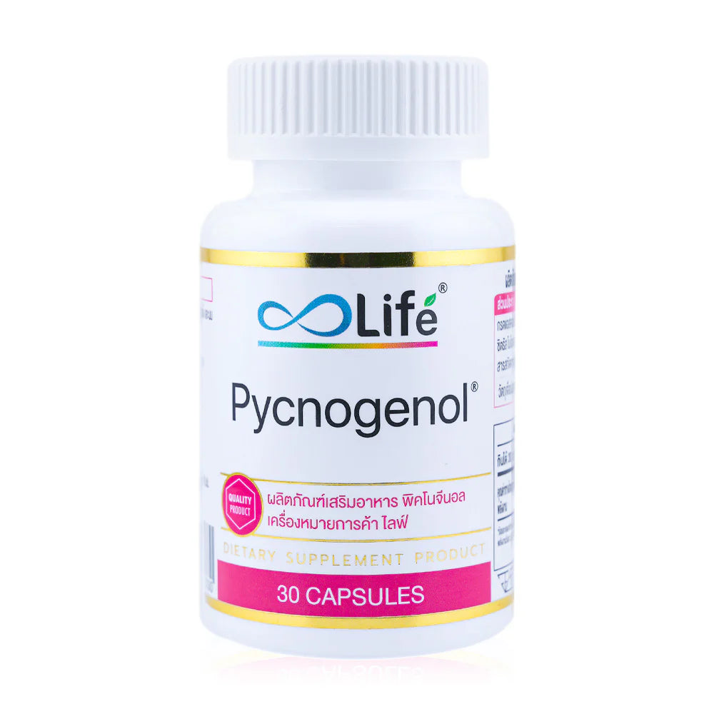 Life Pycnogenol 600mg 30 Capsules Dietary Supplement