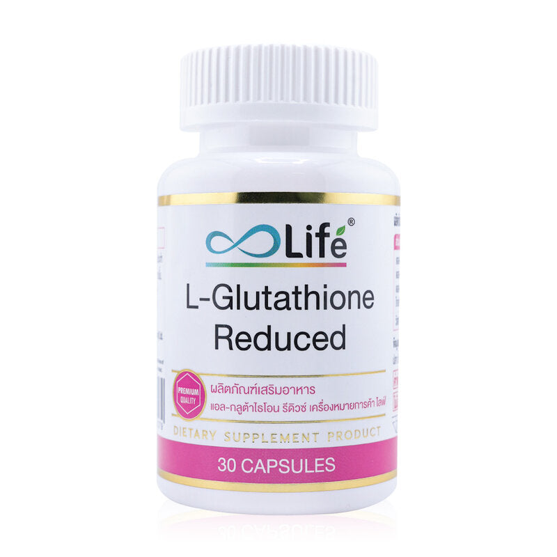 Life L-Glutathione Reduced 600mg 30 Capsules