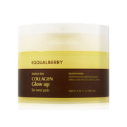 EQQUALBERRY Collagen Glow Up Gel Toner Pads 60 Pads