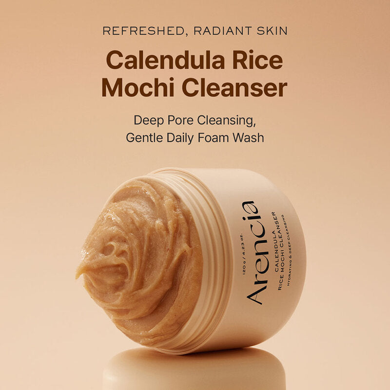 ARENCIA Calendula Rice Mochi Cleanser 120g