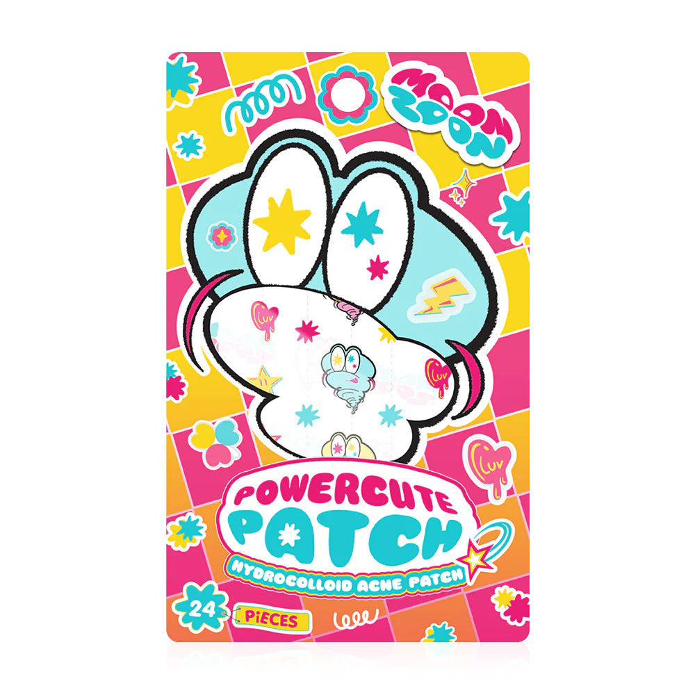 Moonzoon Powercute Patch Hydrocolloid Acne Patch 24pcs #Candy Pop