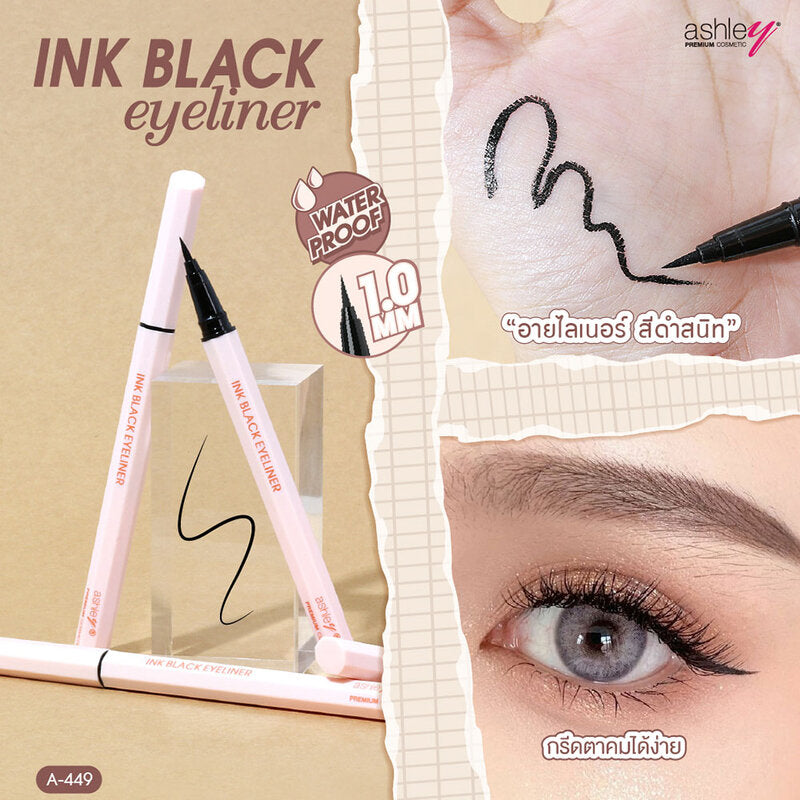 Ashley Ink Black Eyeliner 0.6g