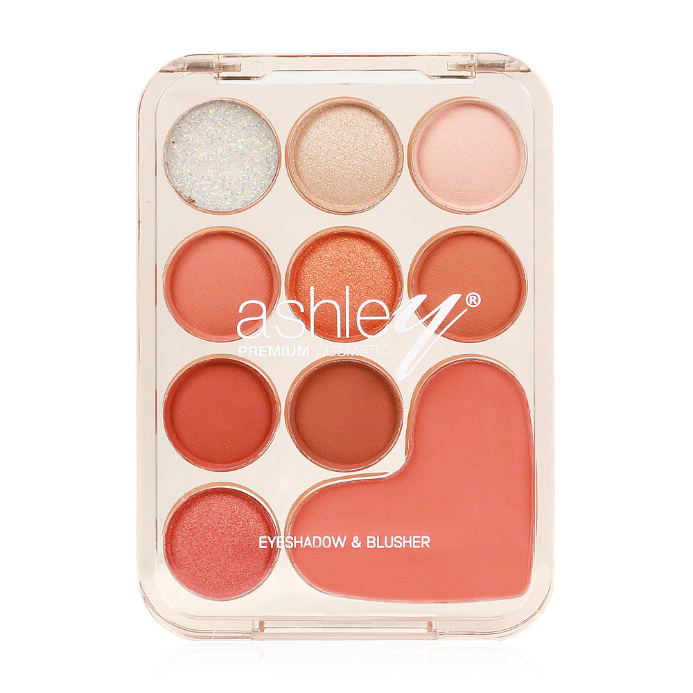 Ashley Heart Beat Nine Eyeshadow and Blush Palette 7g #02