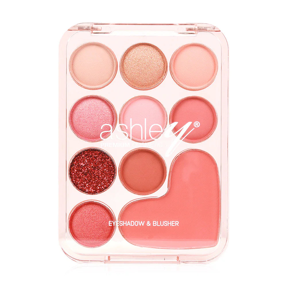 Ashley Heart Beat Nine Eyeshadow and Blush Palette 7g #01