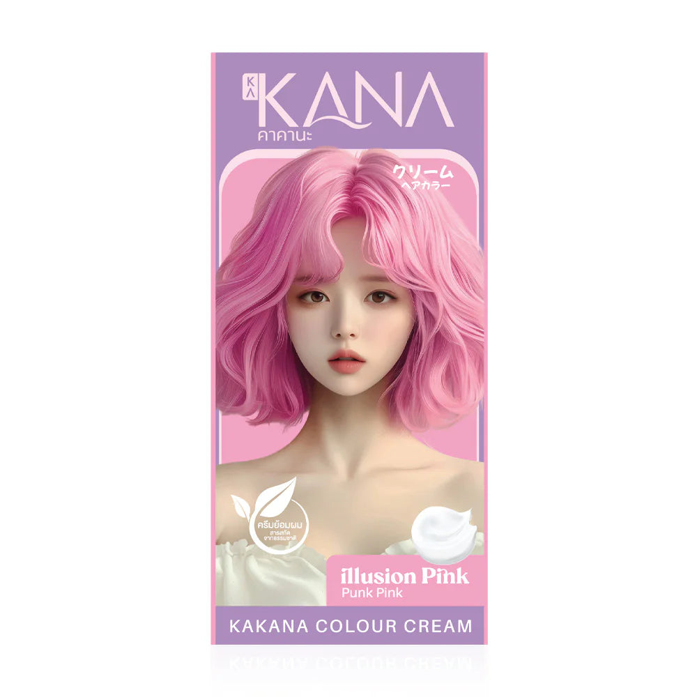 KAKANA Hair Colour Cream 200ml #Illusion Pink Punk Pink