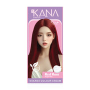 KAKANA Hair Colour Cream 200ml #Red Rum Bright Red
