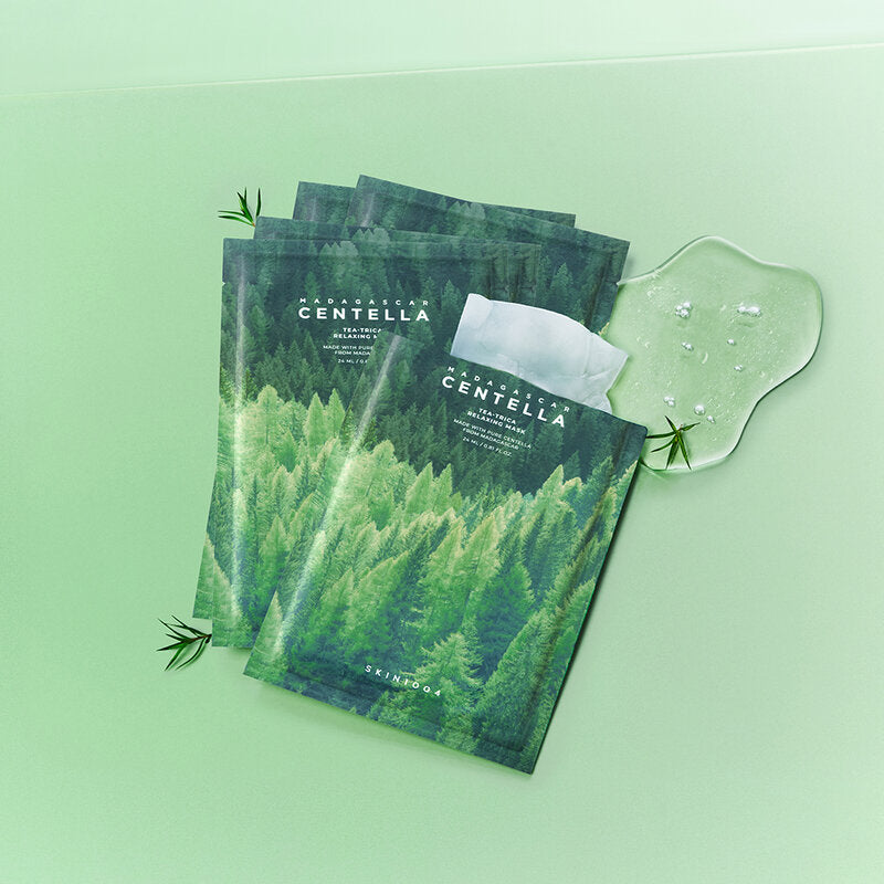 SKIN1004 Madagascar Centella Tea-Trica Relaxing Mask 24ml x 5 Sheets