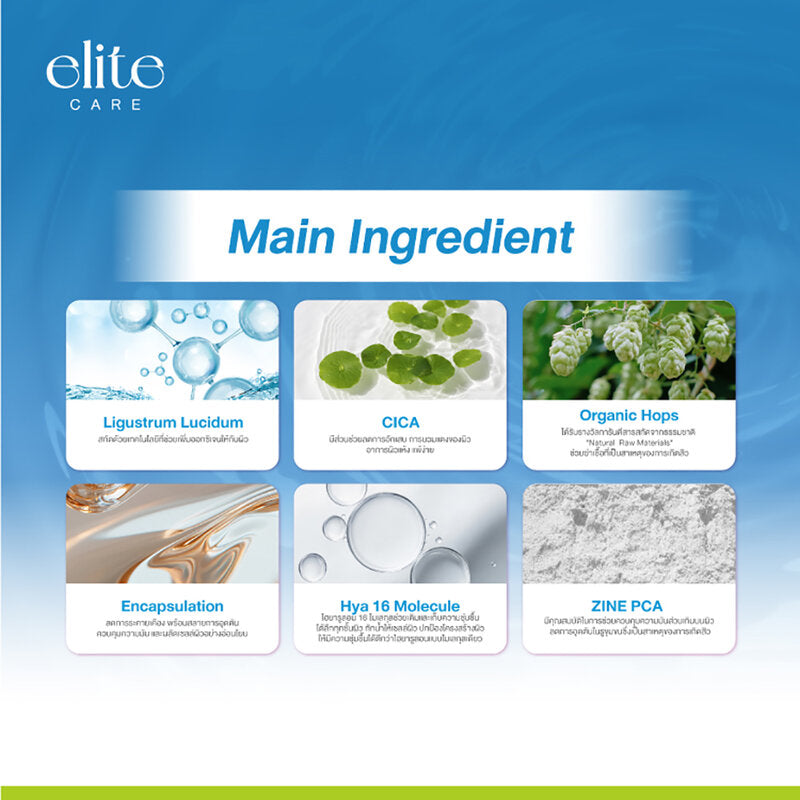 Elite Care Pure Active Organic Micellar Double Cleansing 500ml