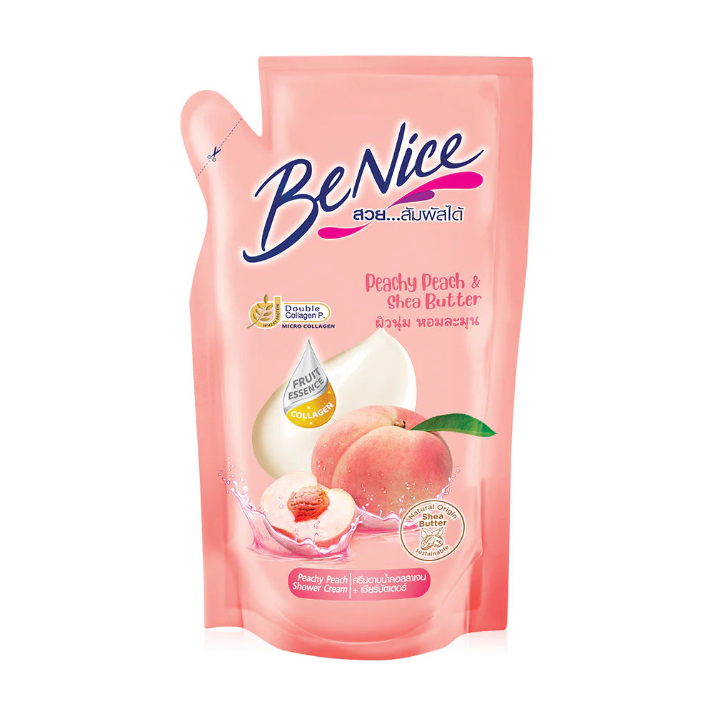 BeNice Shea Butter Peachy Peach Shower Cream 400ml