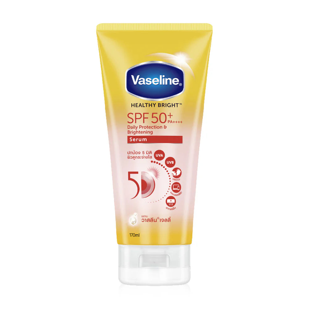 Vaseline Healthy Bright Serum SPF50 PA+++ Sun + Pollution Protection 170ml