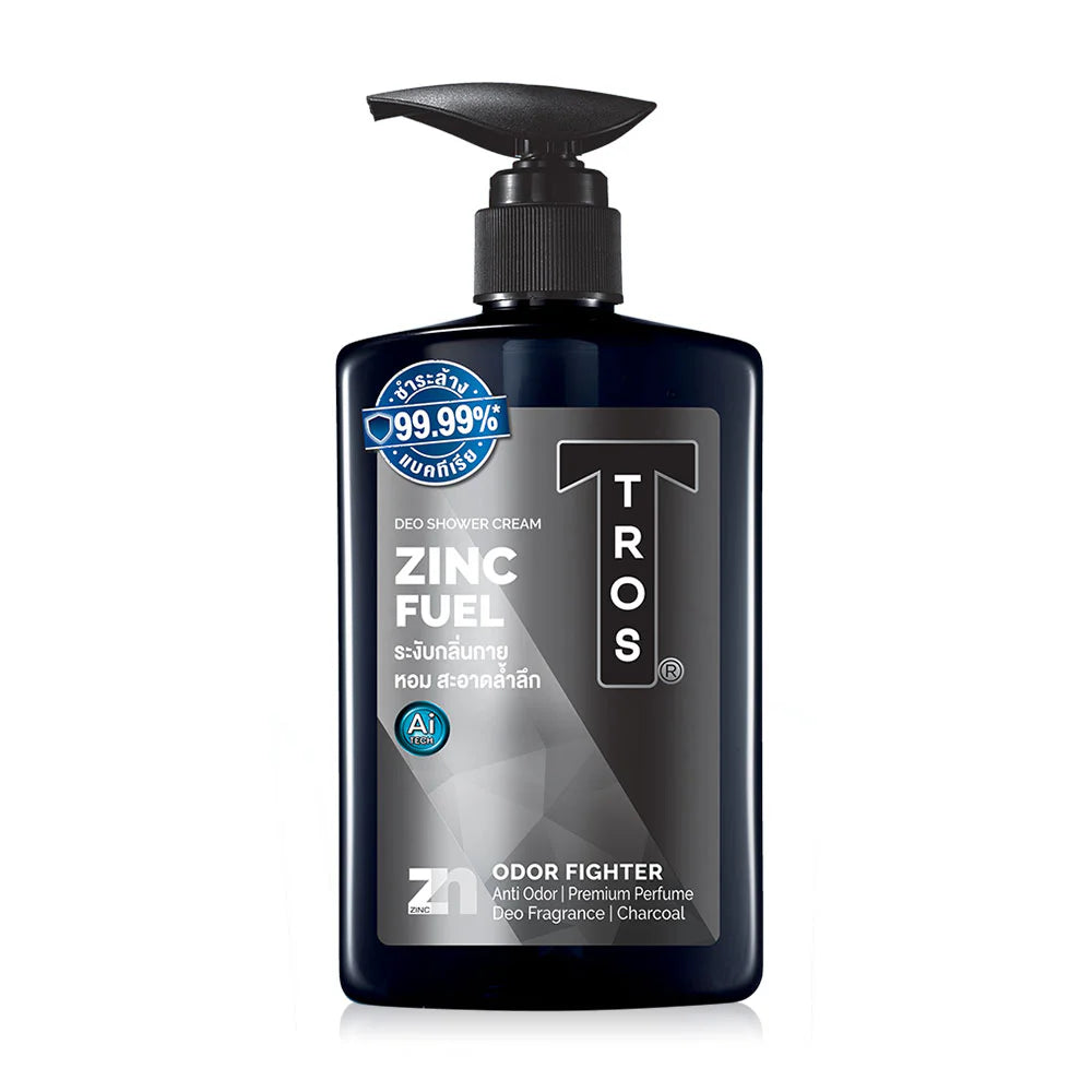 Tros Pro Zinc Fuel Deo Shower Cream 450ml