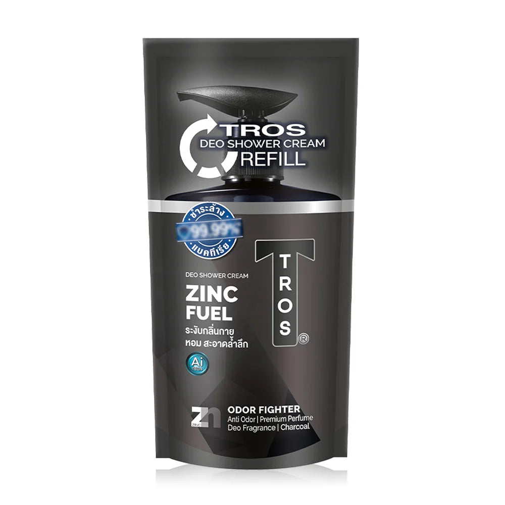 TROS Zinc Fuel Deo Shower Cream 400ml