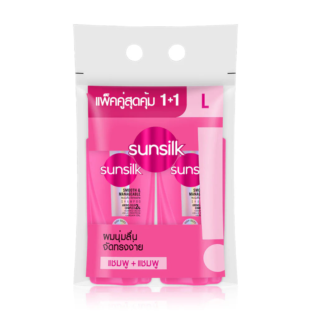 Sunsilk Smooth & Manageable Shampoo 325ml x 2pcs