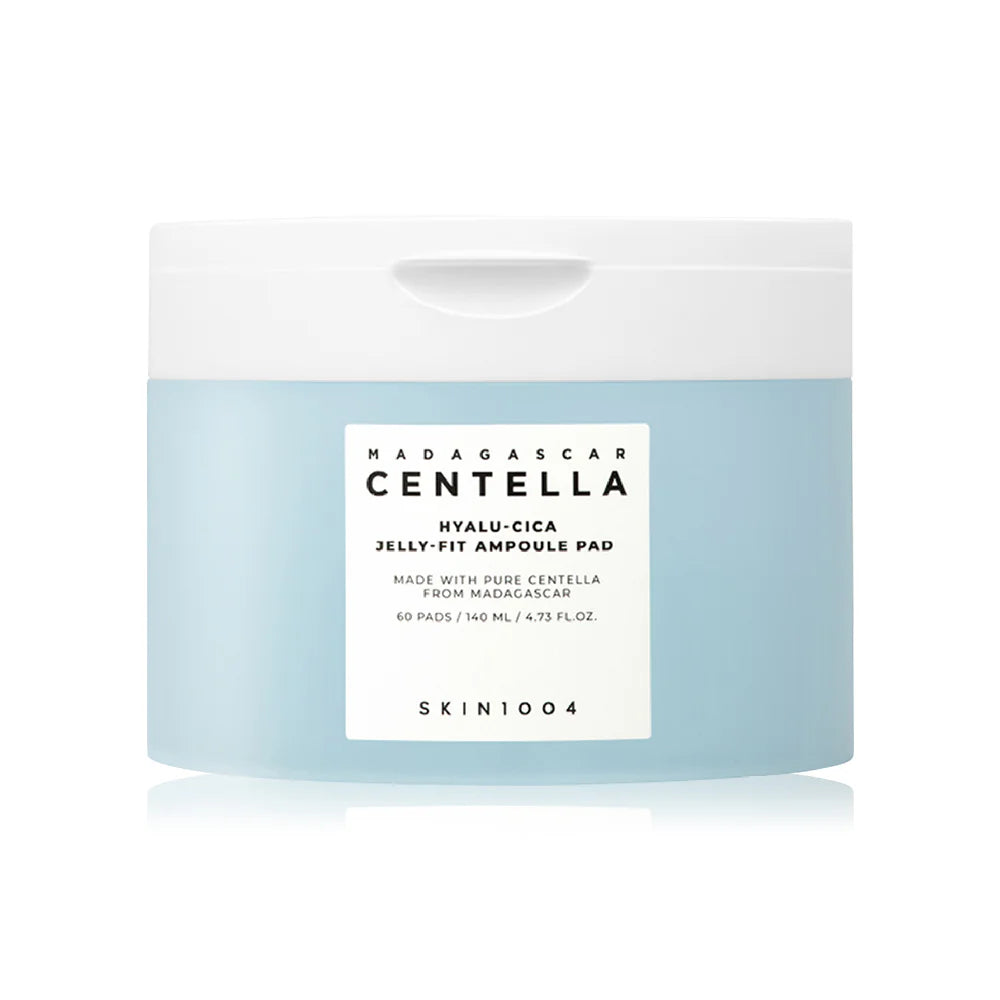 SKIN1004 Madagascar Centella Hyalu-Cica Jelly-Fit Ampoule Pad 140ml [60 Pads]
