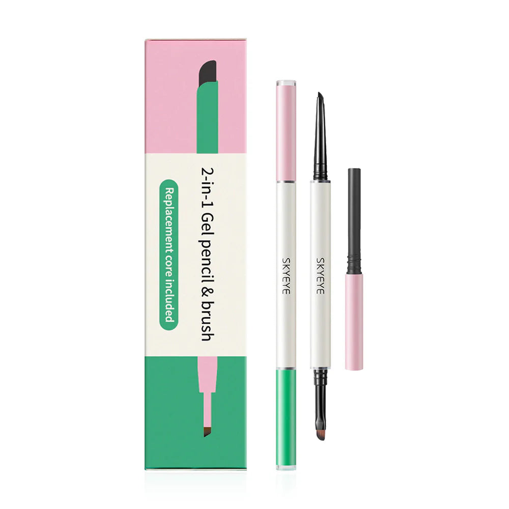 SKYMI 2-in-1 Gel Pencil & Brush 0.05g + Refill 0.05g #Black