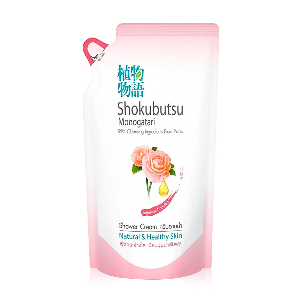Shokubutsu Monogatari Shower Cream Japanese Camellia Refill 400ml