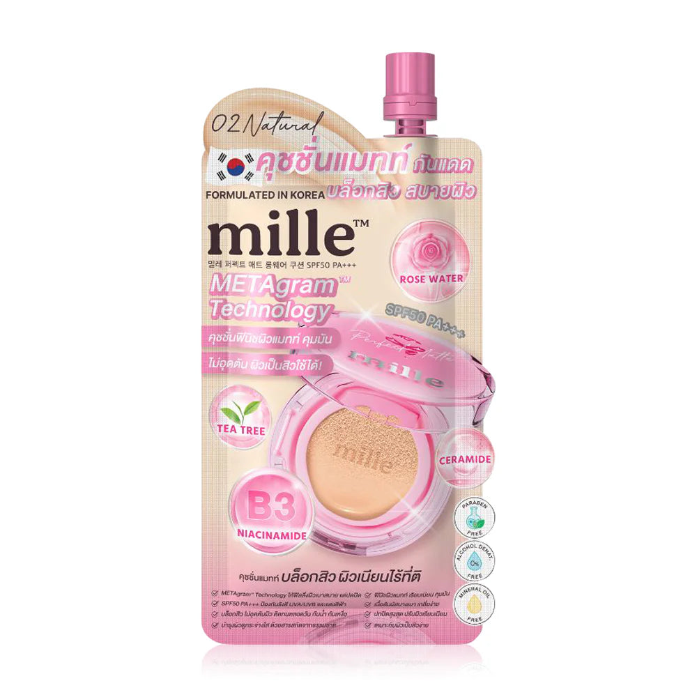 Mille Perfect Matte Cushion SPF50 PA+++ 6g #02