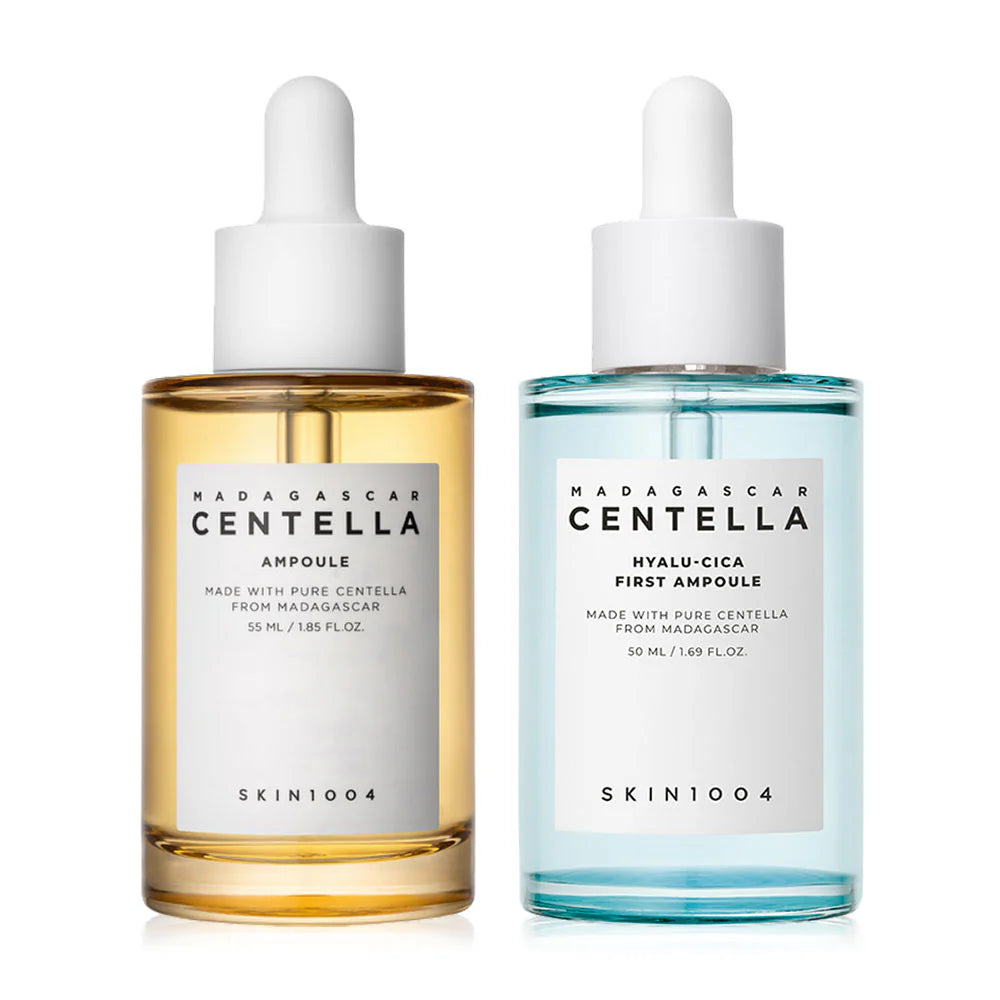 SKIN1004 Set 2 Items Madagascar Centella Ampoule 55ml + Madagascar Centella Hyalu-Cica First Ampoule 50ml