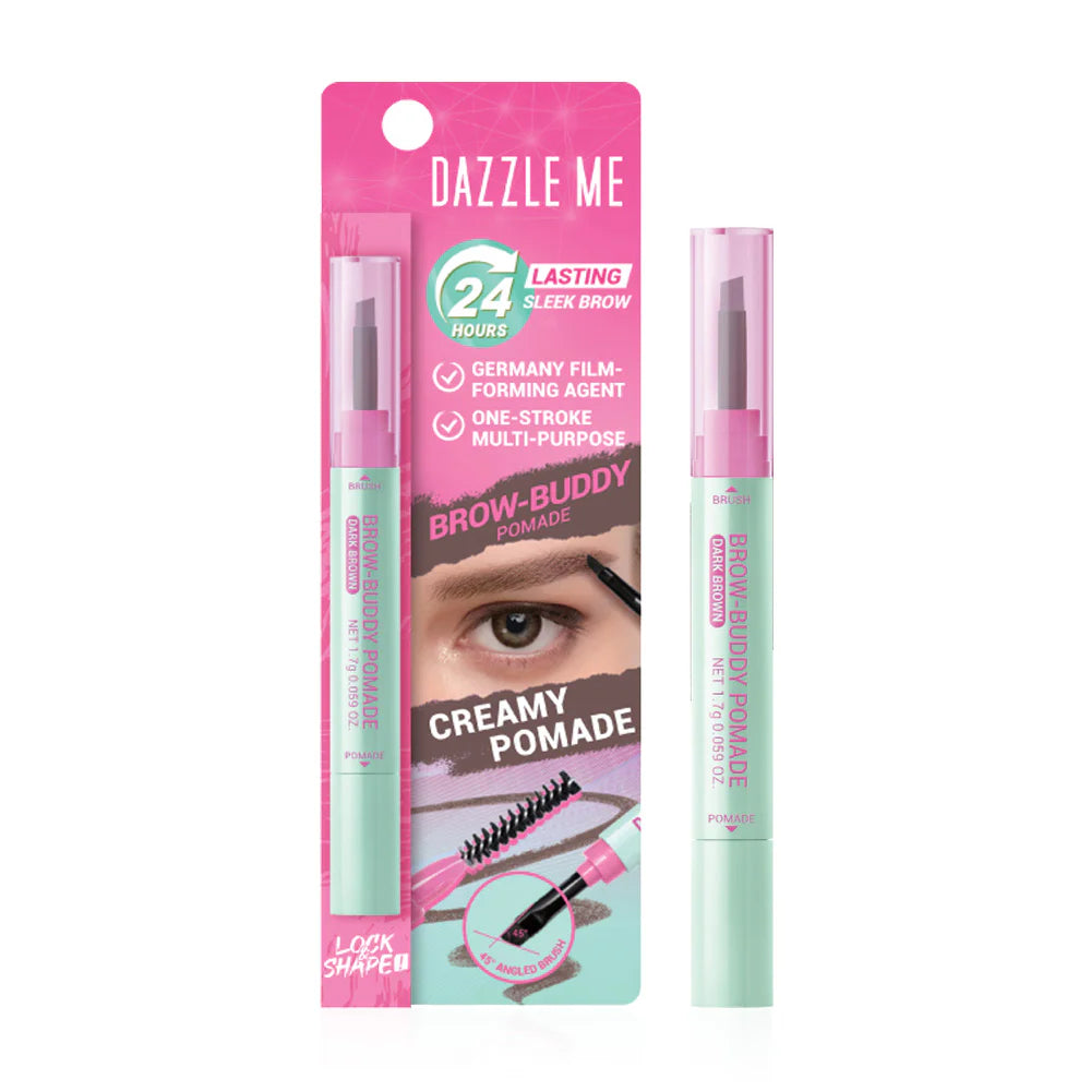 Dazzle Me Lock & Shape! Brow-Buddy Pomade 1.7g #Dark Brown