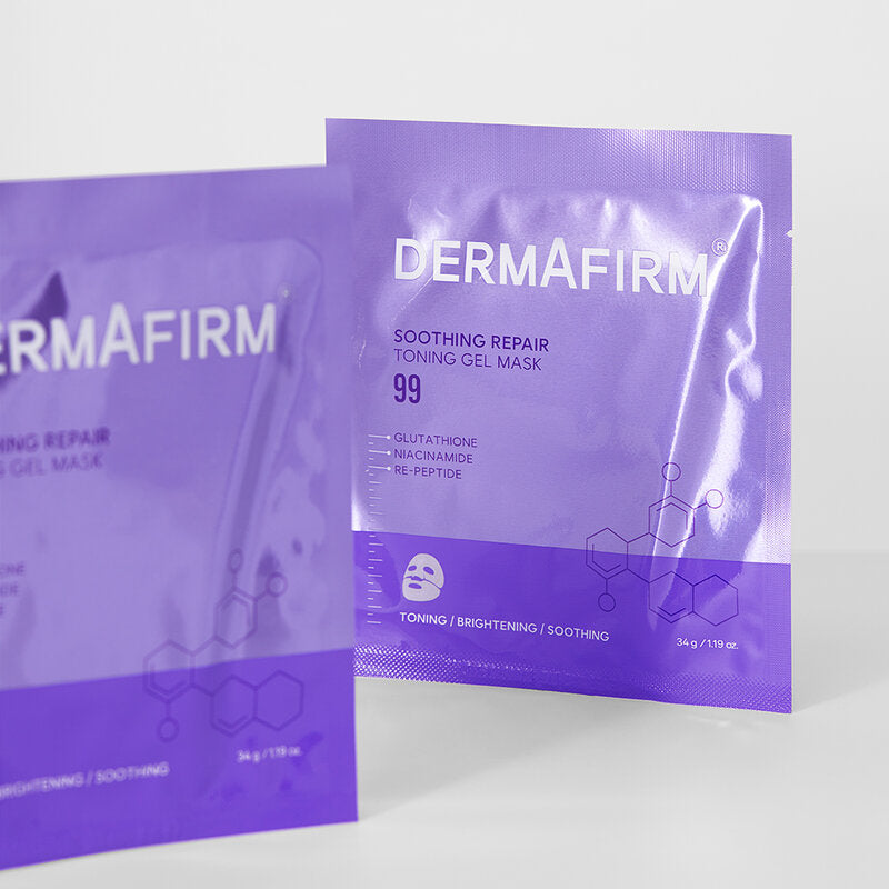 Dermafirm Soothing Repair Toning Gel Mask R4 34g x 4pcs