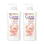 Clear Anti-Dandruff Frozen Peony Shampoo 350ml x 2pcs