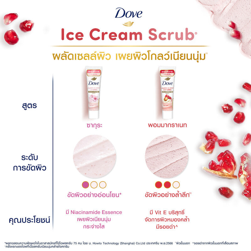 Dove Pomegranate Body Scrub 50g