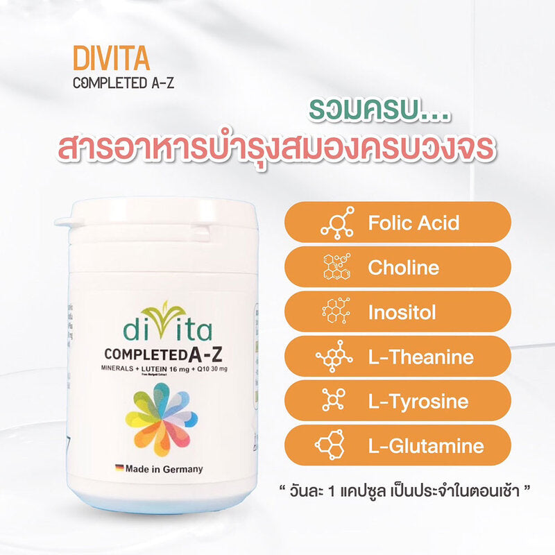 Divita Completed AZ 1,585mg 30 Tablets