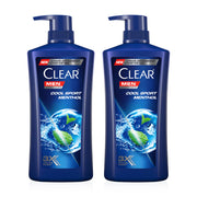 Clear Men Anti-Dandruff Shampoo Cool Sport Menthol Dark Blue 350ml x 2pcs