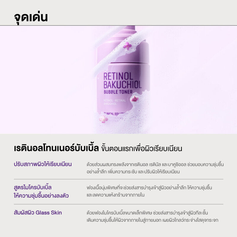 SOME BY MI Retinol Bakuchiol Bubble Toner 100ml
