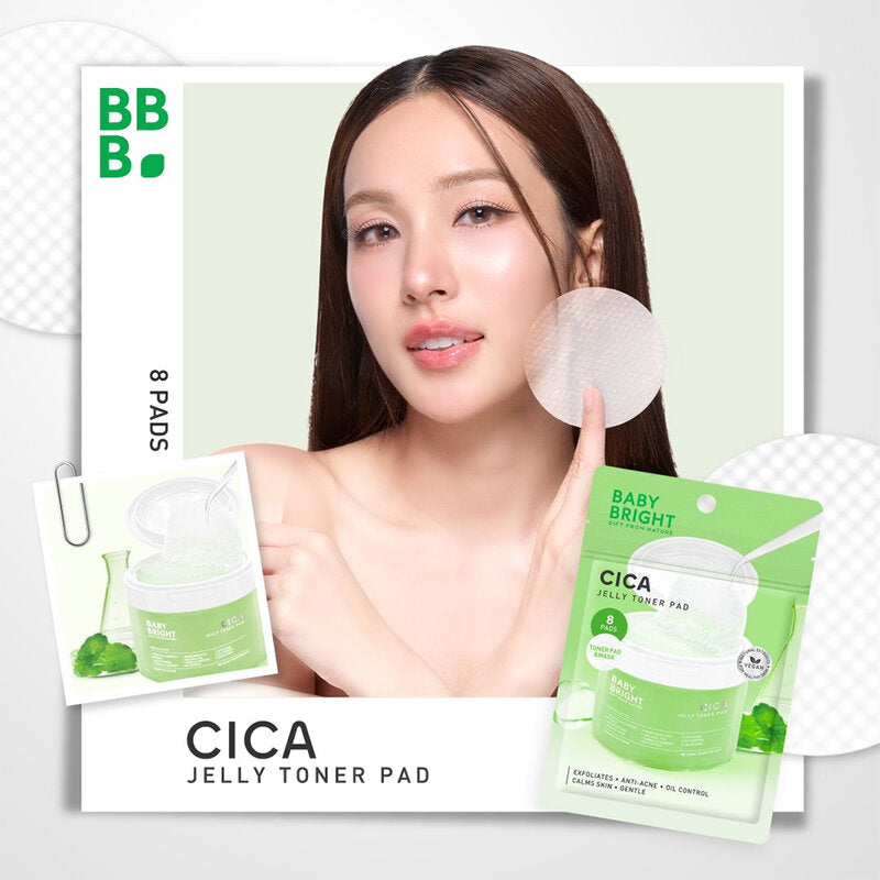 Baby Bright Cica Jelly Toner Pad 8 Pads