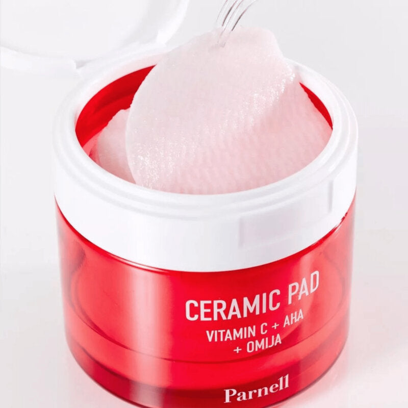 Parnell AHA Omija Ceramic Pads Exfoliating Toners 60 Pads