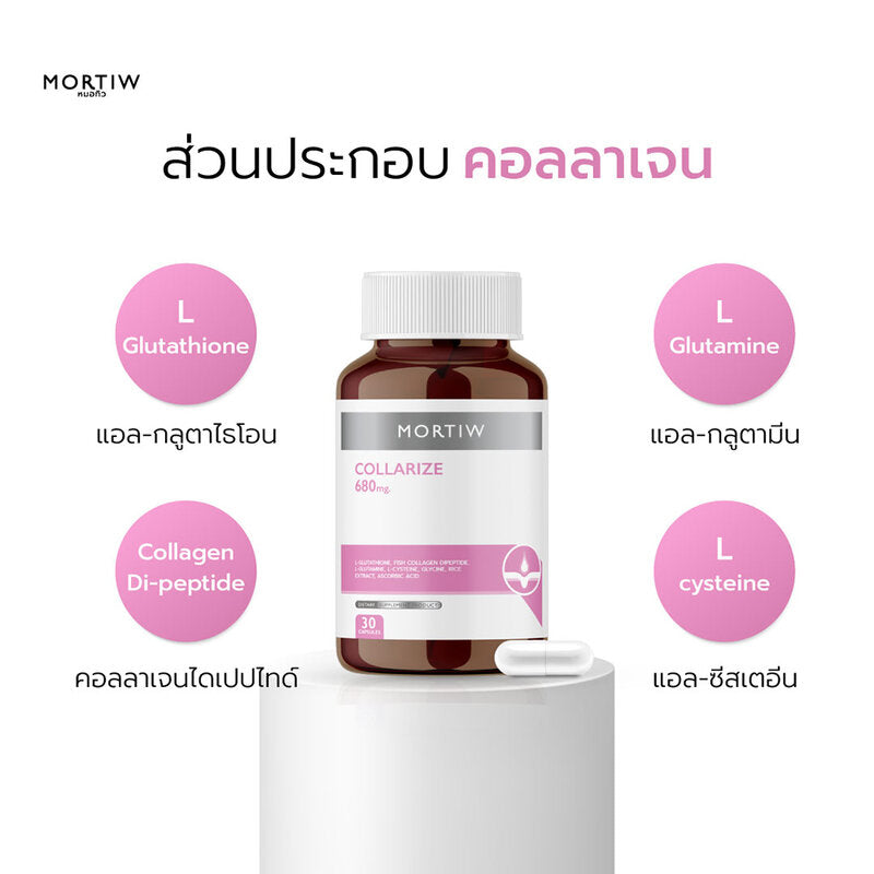 Dr. Tiw MORTIW Collarize 680mg 30 Capsules Dietary Supplement