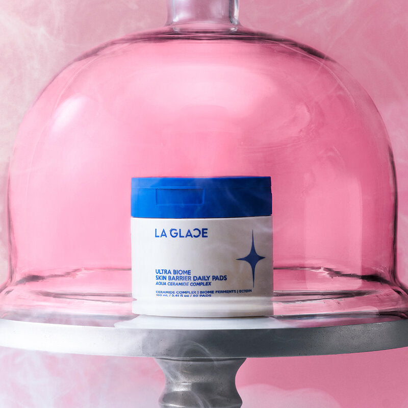 LA GLACE Ultra Biome Skin Barrier Daily Pads Aqua Ceramide Complex 160ml 80 Pads