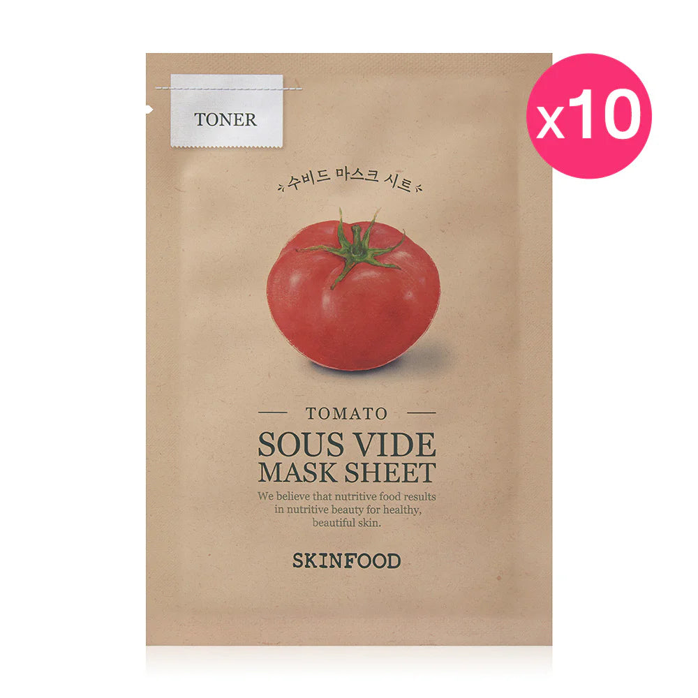 Skinfood Tomato Sous Vide Mask Sheet 18g x 10pcs
