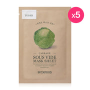 Skinfood Cabbage Sous Vide Mask Sheet 18g x 5pcs