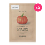 Skinfood Pumpkin Sous Vide Mask Sheet [20g x 5pcs]