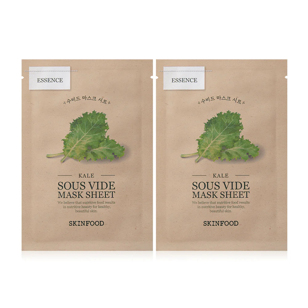 Skinfood Kale Sous Vide Mask Sheet 22g x 2pcs
