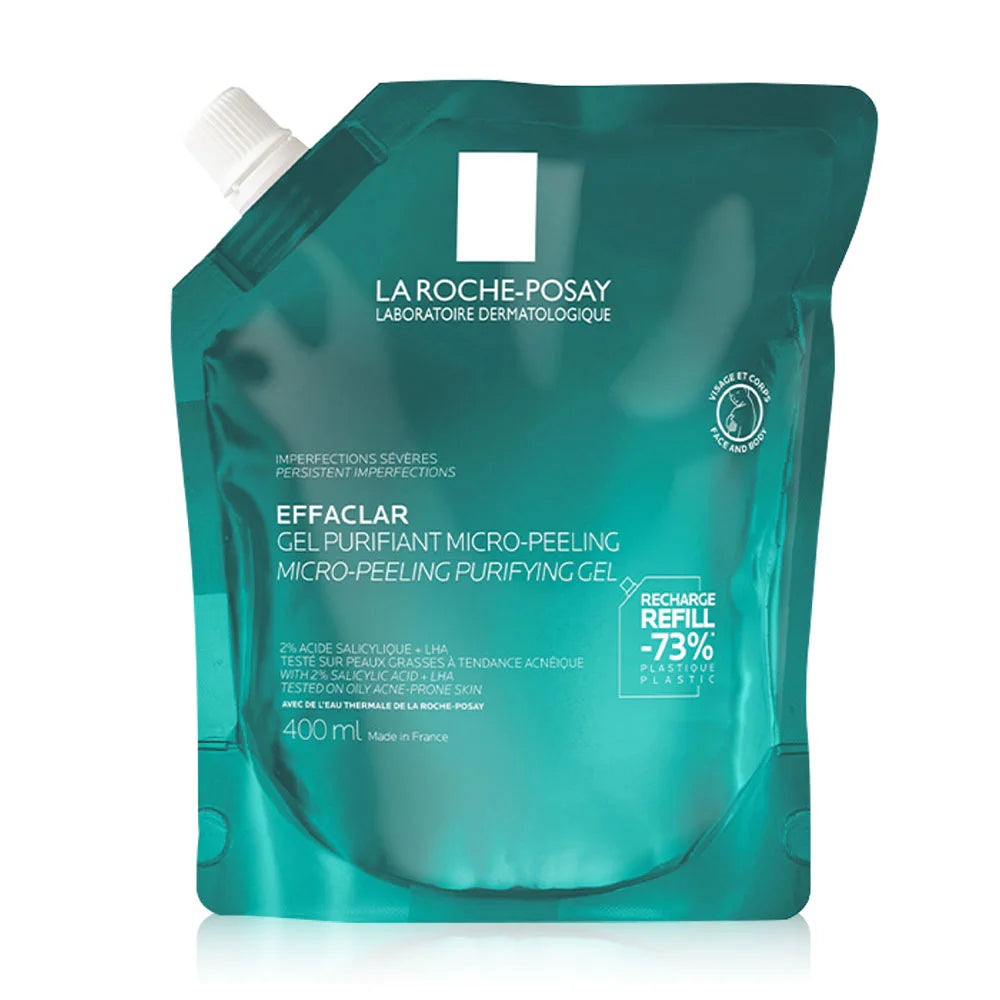 La Roche-Posay Effaclar Gel Purifiant Micro-Peeling Refill 400ml